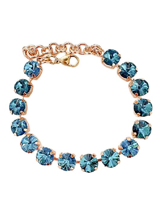 Jewelry - Caribbean Shine Collection Blue Hues Cup Tennis Bracelet